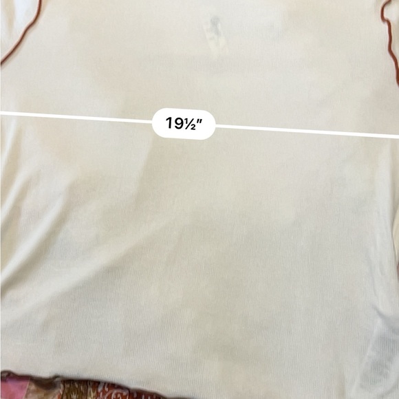 Madewell Contrast-Stitched Crewneck Crop Tee L NWT Flaws - Picture 11 of 13